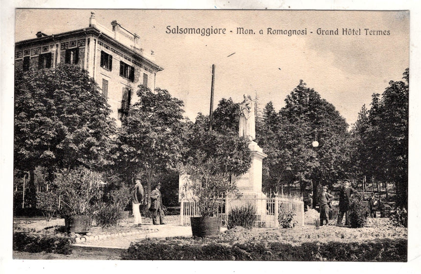 Cartolina antica Salsomaggiore Gran Hotel Termes Parma