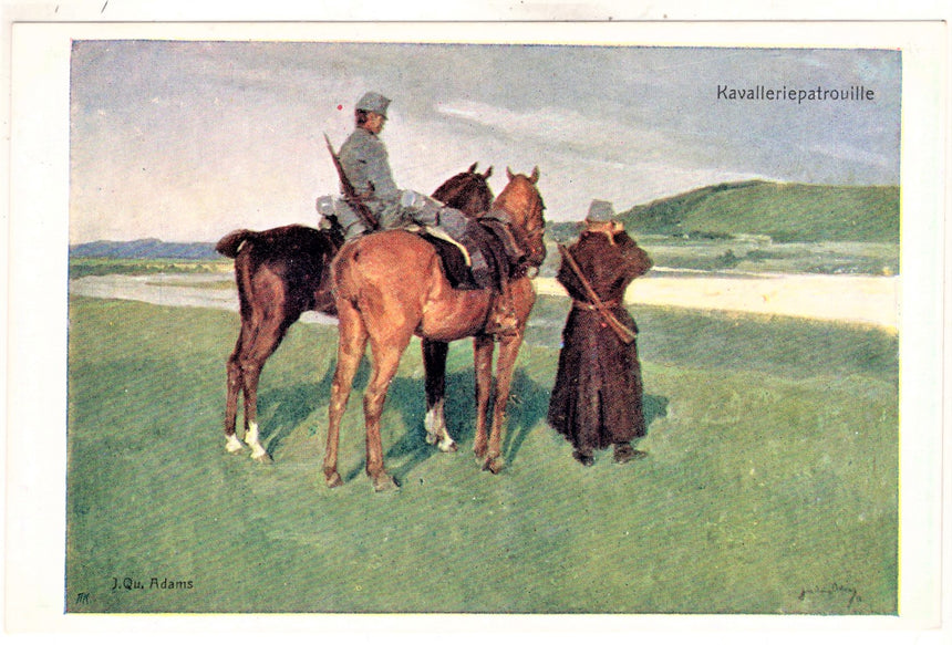 Cartolina antica Croce Rossa, Rotes Kreuz, Red Cross Nr. 251 kavalleriepatrouille