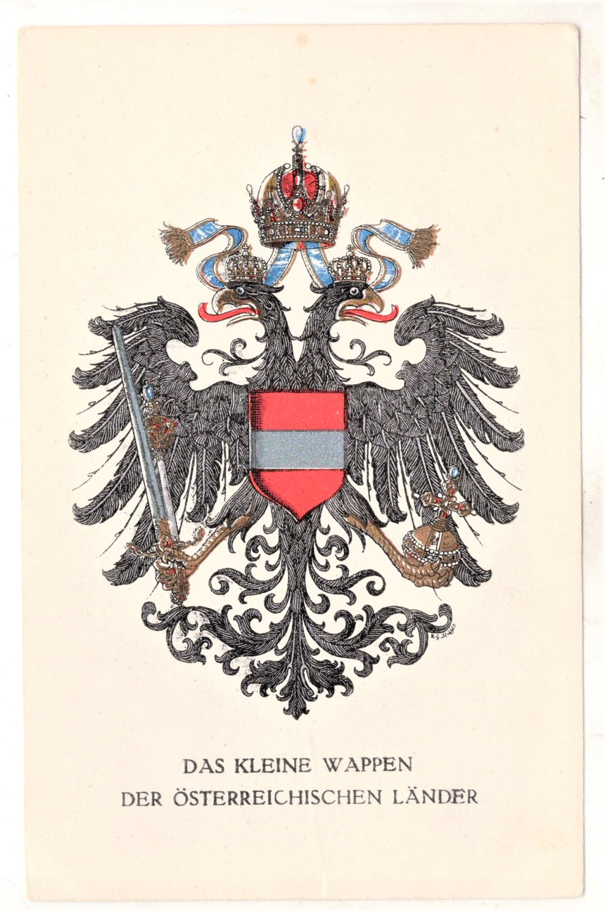 Cartolina antica Croce Rossa, Rotes Kreuz, Red Cross Nr. 284 das kleine wappen