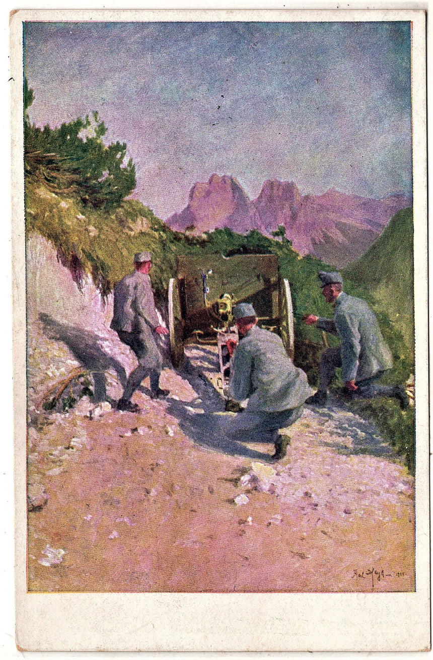 Cartolina antica Croce Rossa, Rotes Kreuz, Red Cross Nr. 504 geschtzstand