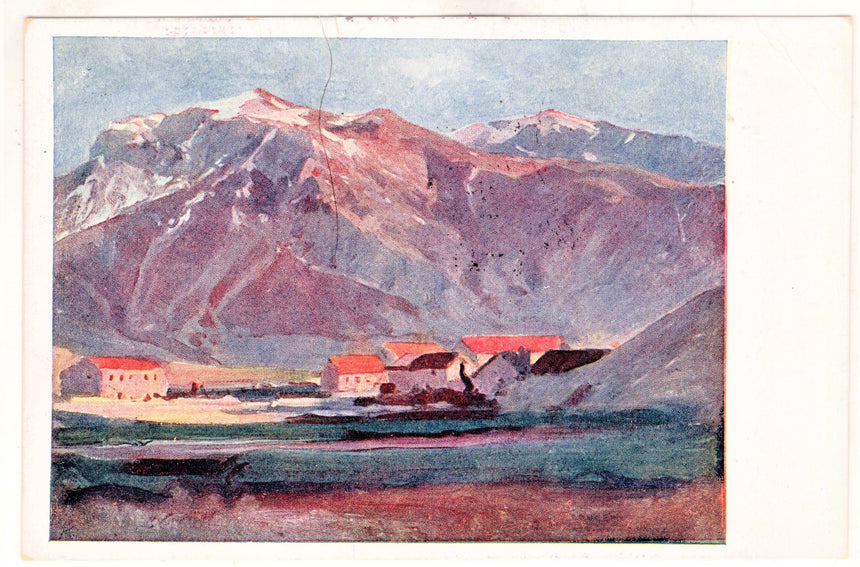 Cartolina antica Croce Rossa, Rotes Kreuz, Red Cross Nr. 588 njegusi mit levcen montenegro