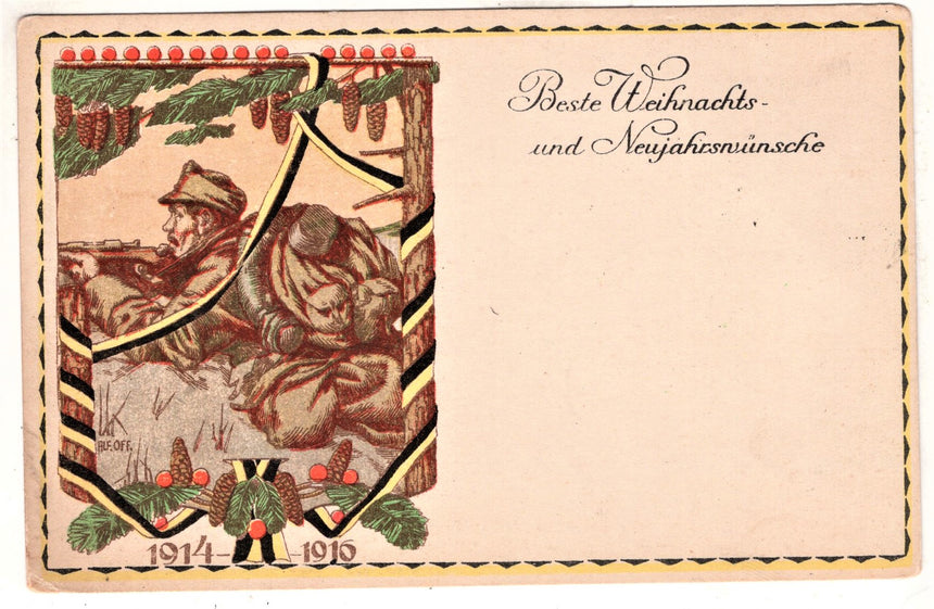 Cartolina antica Croce Rossa, Rotes Kreuz, Red Cross Nr. 594 beste weihnachts