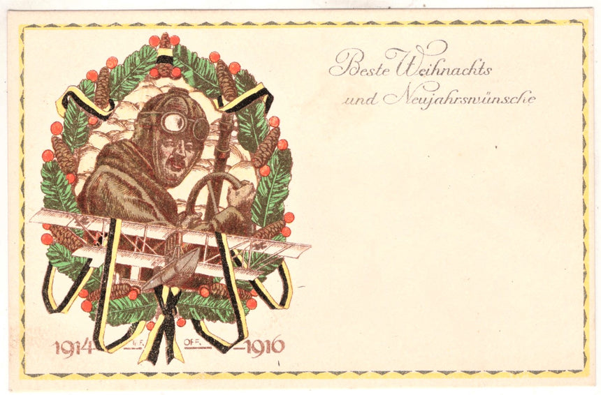 Cartolina antica Croce Rossa, Rotes Kreuz, Red Cross Nr. 595 beste weihnachts