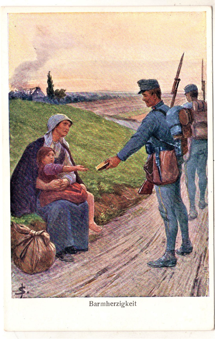 Cartolina antica Croce Rossa, Rotes Kreuz, Red Cross Nr. 36 barmherzigkeit