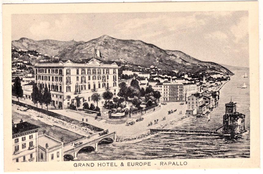 Cartolina antica Rapallo Hotel Europa