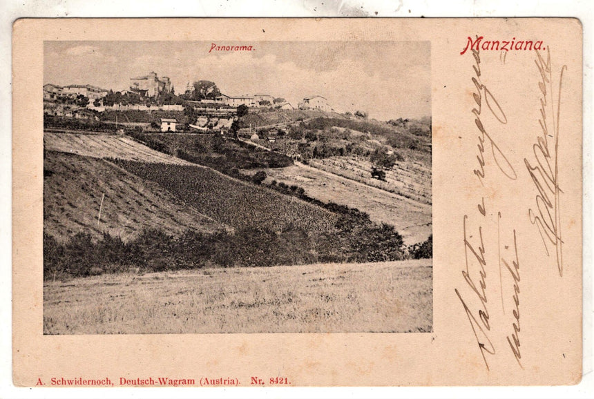 Manziana Roma panorama timbrata Canale Monterano per Perugia