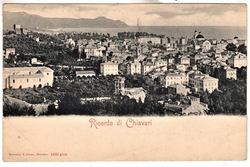 Chiavari panorama nel 1900