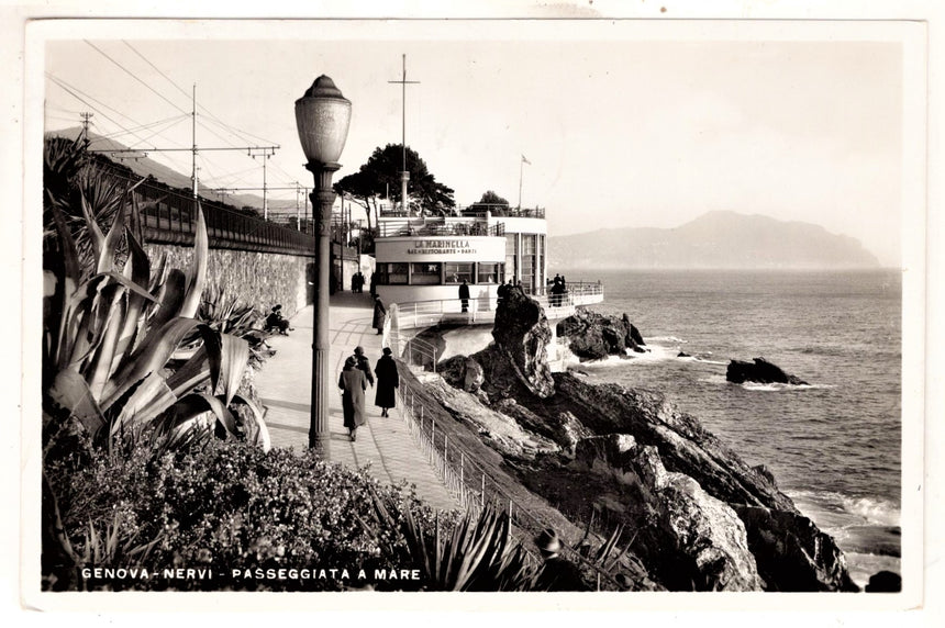 Genova Nervi passeggiata a mare la Marinella