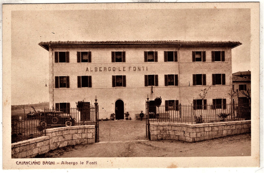 Siena Chianciano Albergo le Fonti di G.Landi e figli