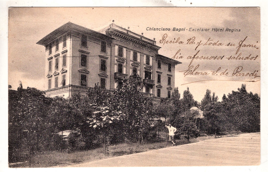 Siena Chianciano Albergo Excelsior Palace Regina scritta viag. In busta