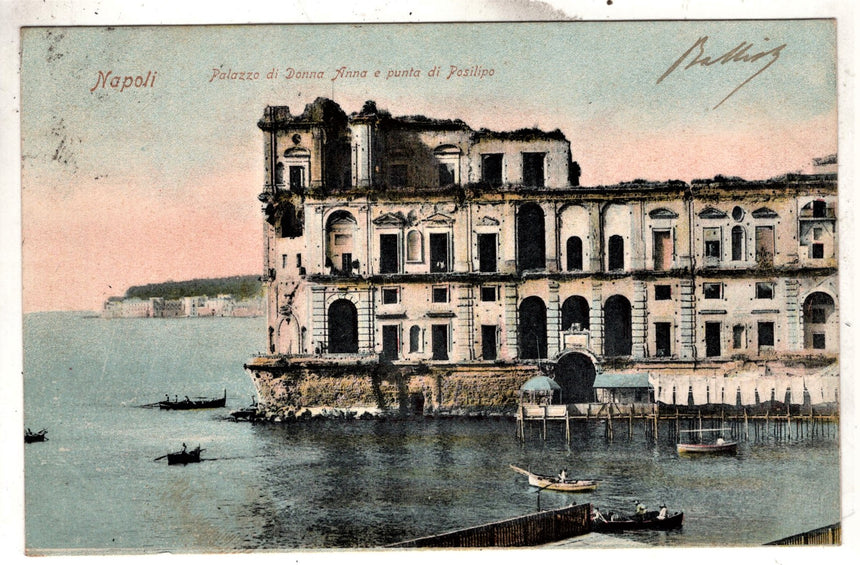 Napoli palazzo di donna Anna e punta Posillipo