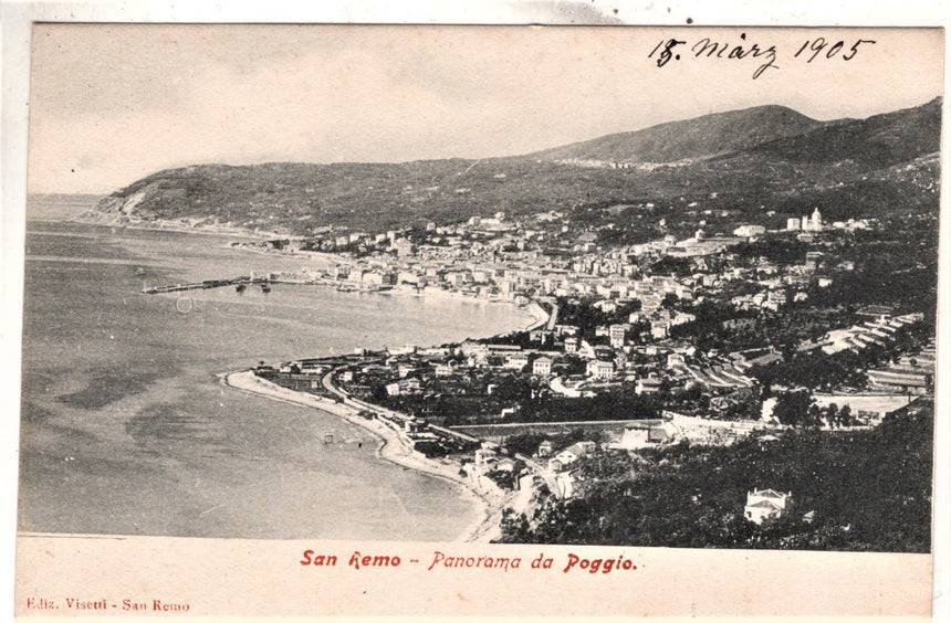 San Remo panorama da Poggio