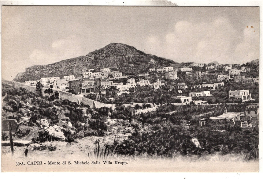 Capri monte San Michele dalla villa Krupp