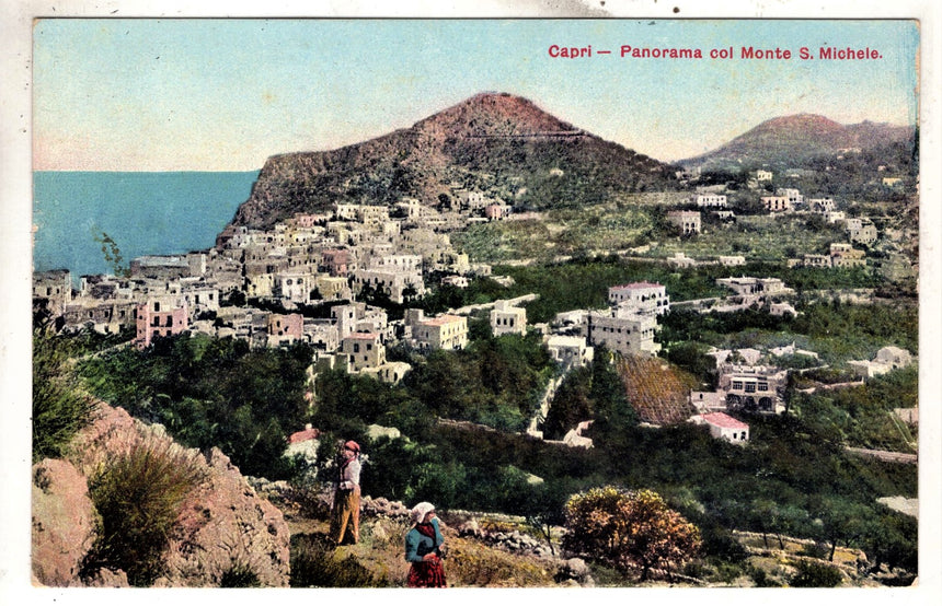 Capri panorama col monte San Michele