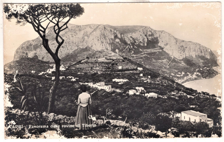 Capri panorama delle rovine di Tiberio