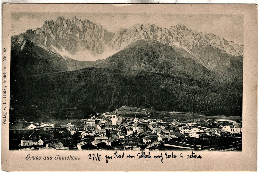 Sudtirol Alto Adige  Gruss aus Jnnichen