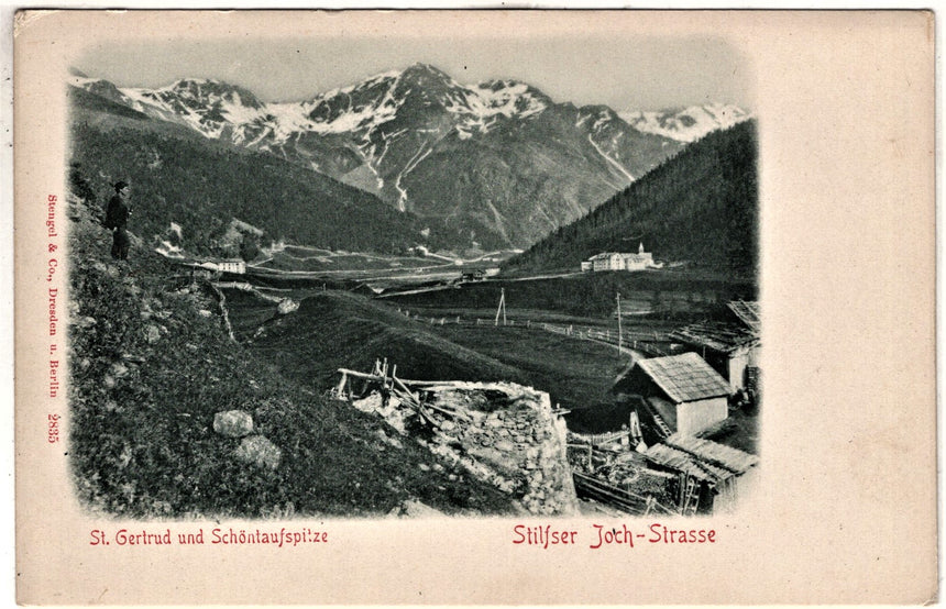 Sudtirol Alto Adige  St. Gertraud Stilfer Joch Strasse