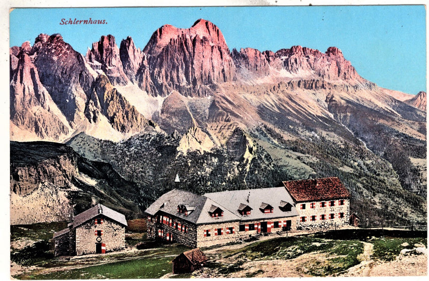 Sudtirol Alto Adige  Schlernhauser mit Rosengarten