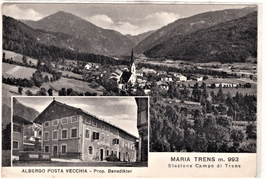 Sudtirol Alto Adige Maria Trens albergo Poasta vecchia