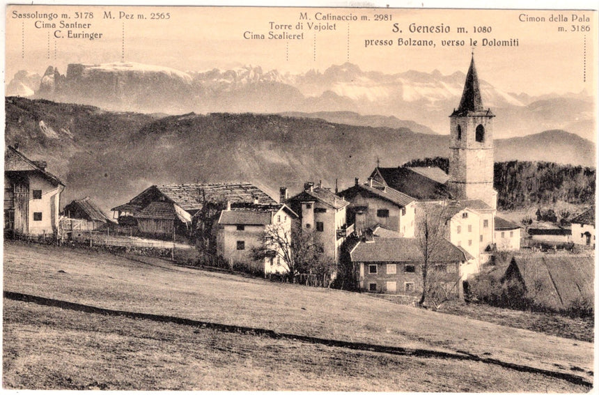 Sudtirol Alto Adige San Genesio panorama