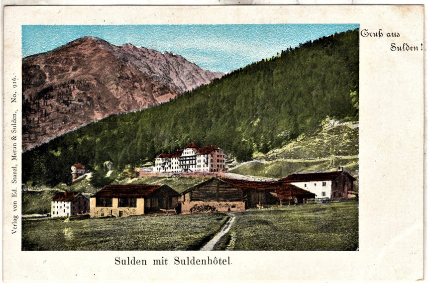 Sudtirol Alto Adige Gruss aus Sulden