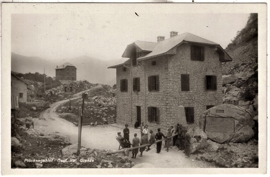 Sudtirol Alto Adige Plòckengebiet Oest-Ital.  Grenze Confine