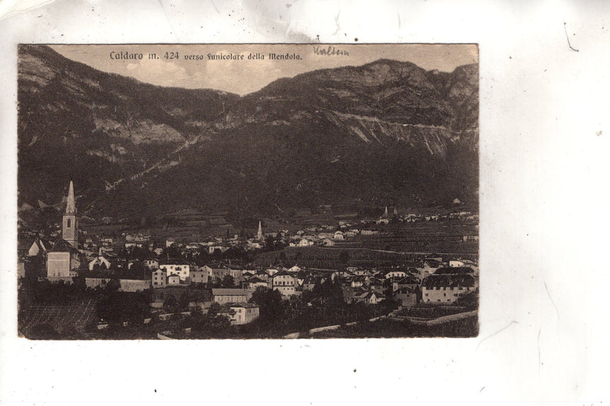 Sudtirol Alto Adige Caldaro panorama Timbro Caldaro -Trento