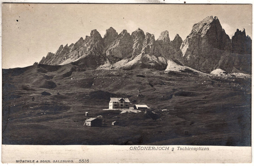 Sudtirol Alto Adige Gròdnerrjoch foto del 1900