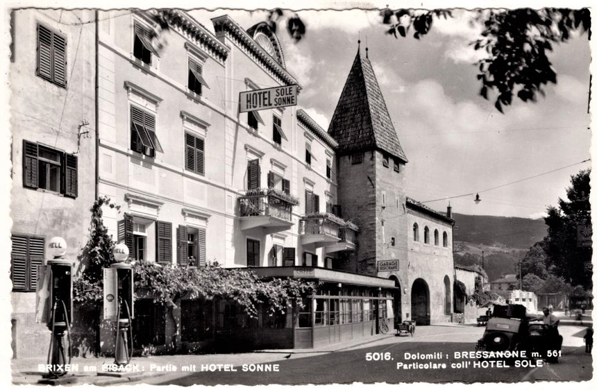 Sudtirol Alto Adige Brixen Hotel Sonne pompe benzina