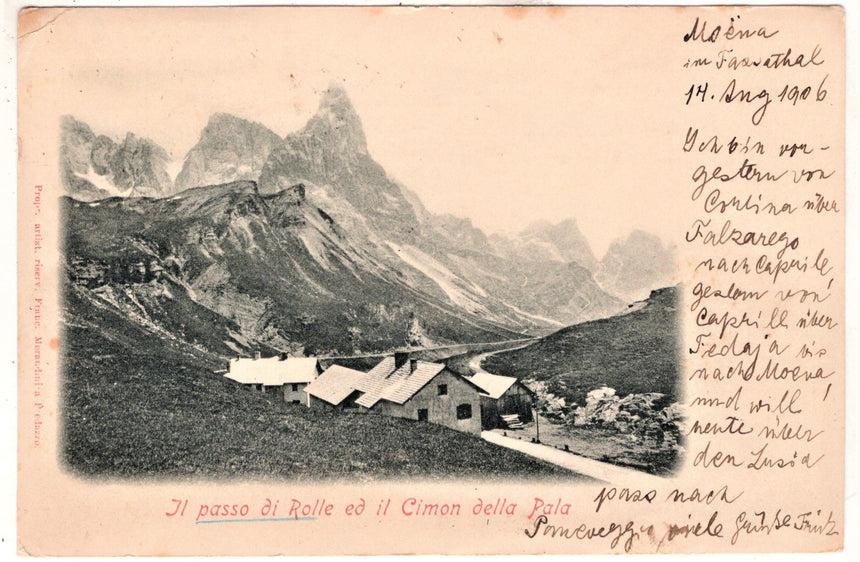 Sudtirol Alto Adige Passo Rolle e Cimon della Pala da Moena