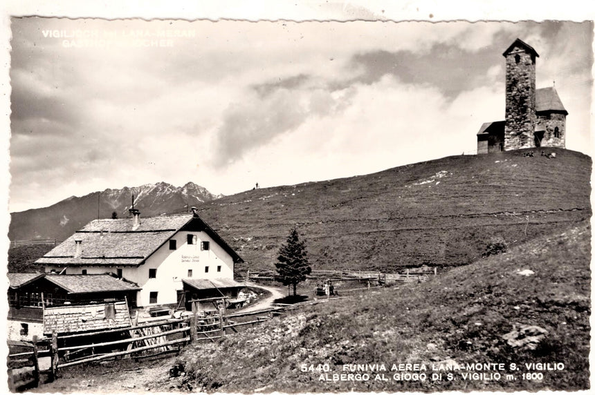 Sudtirol Alto Adige Albergo al Giovo funivia aerea