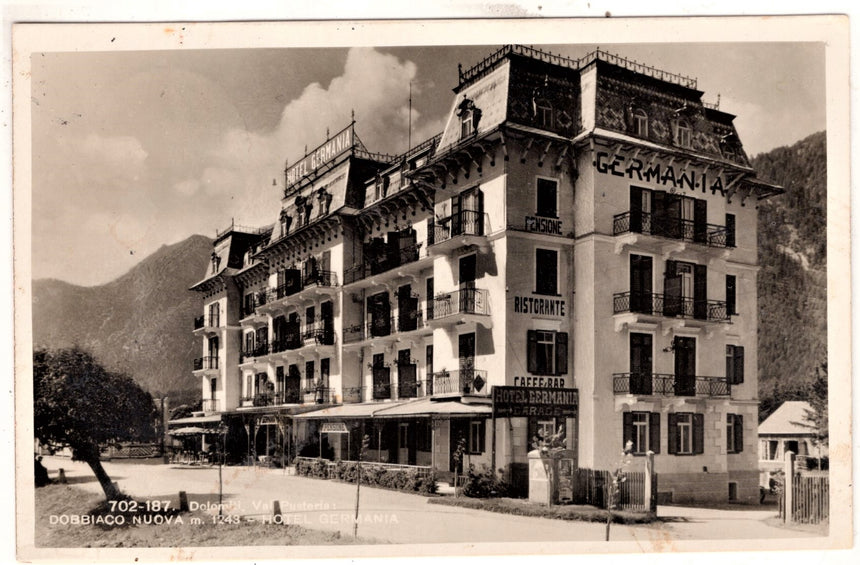 Sudtirol Alto Adige Dobbiaco Hotel Germania per Lienz