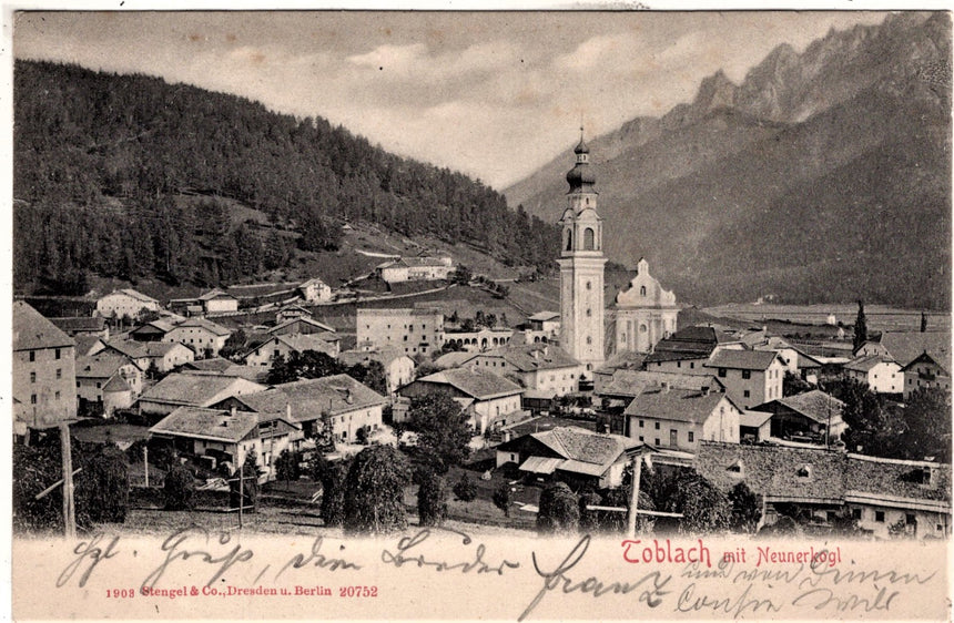 Sudtirol Alto Adige Toblach mit Neunerkogl