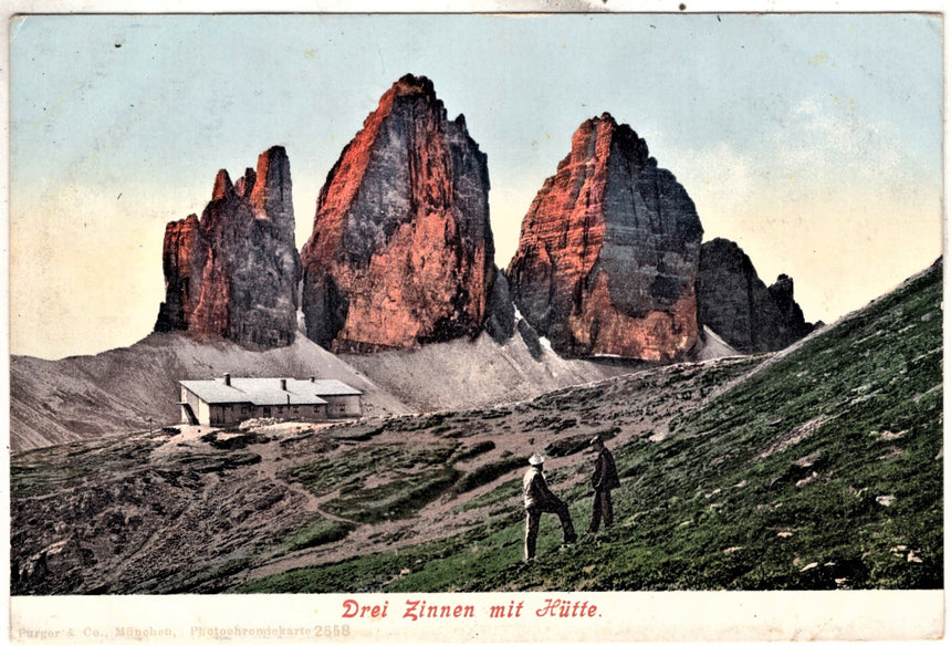 Sudtirol Alto Adige Drei Zinnen mit Hutte tre Cime