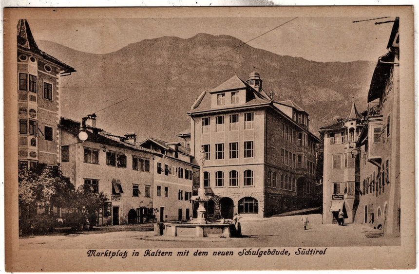 Sudtirol Alto Adige Kaltern marktplatz