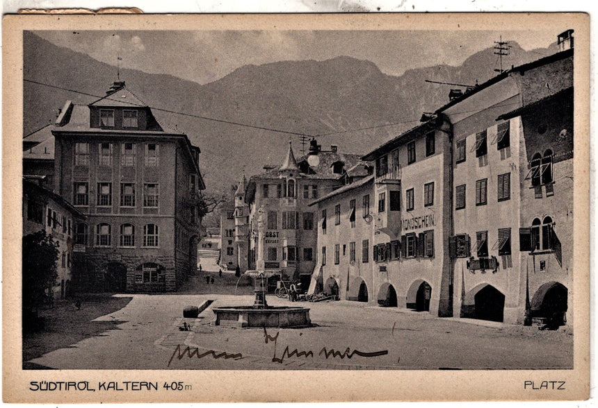 Sudtirol Alto Adige Kaltern platz