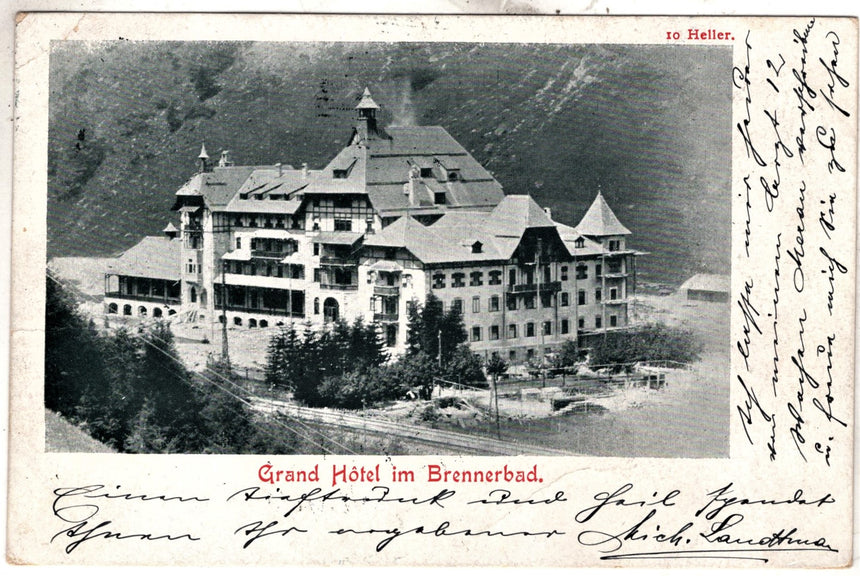 Sudtirol Alto Adige Gran Hotel im Brennerbad