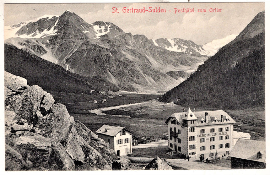 Sudtirol Alto Adige St. Gertraud Sulden mit Hotel Post