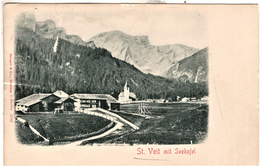 Sudtirol Alto Adige St. Veit mit Seekofel