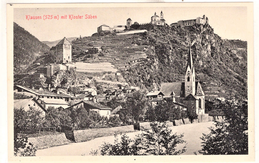 Sudtirol Alto Adige Klausen mit Kloster Saben Bozen