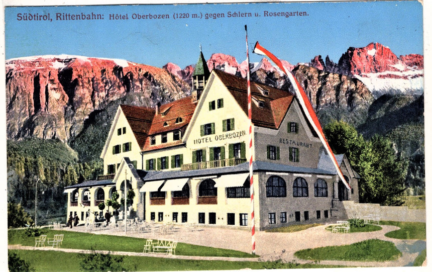 Sudtirol Alto Adige Rittenbahn Hotel Oberbozen