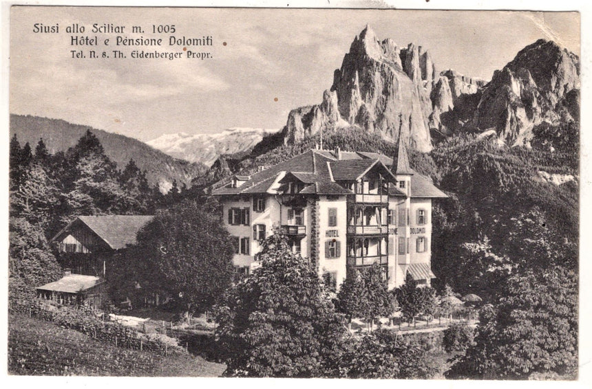 Sudtirol Alto Adige Siusi Schiliar Hotel Dolomiti auguri fam. Eidenberger