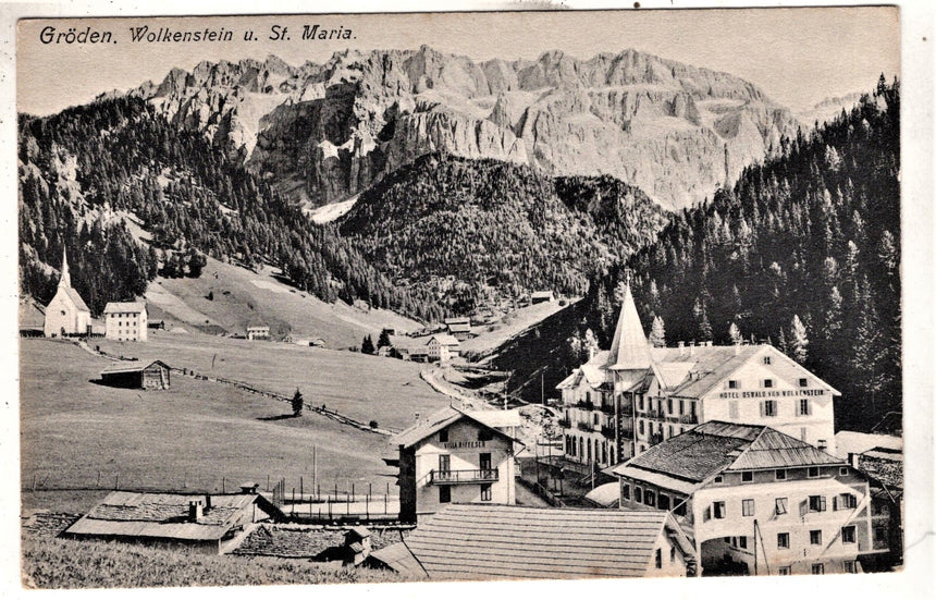 Sudtirol Alto Adige Gròden Wolkenstein St.Maria Hotel Oswald villa Riffeser