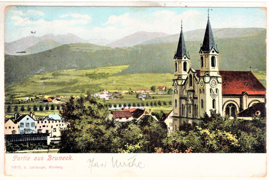 Sudtirol Alto Adige Bruneck panorama e Duomo