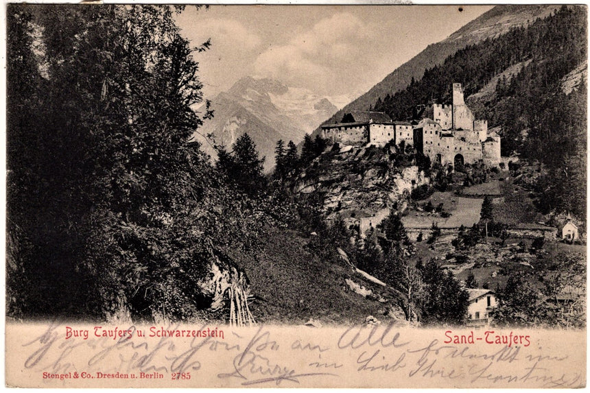 Sudtirol Alto Adige Burg Taufers u.Schwarzenstein