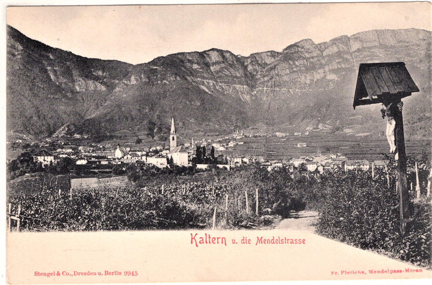 Sudtirol Alto Adige Kaltern u. die Mendelstrasse