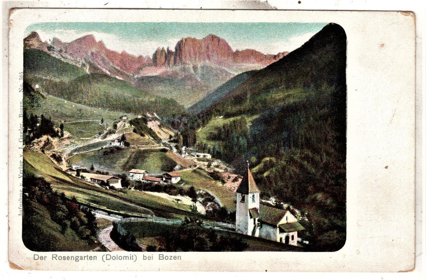 Sudtirol Alto Adige der Rosengarten bei Bozen