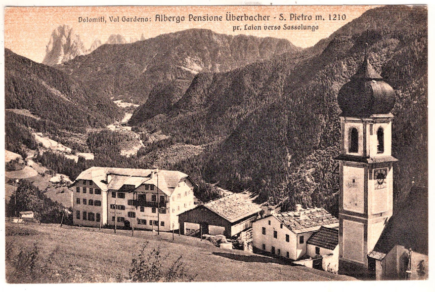 Sudtirol Alto Adige Val Gardena albergo Uberbacher S. Pietro