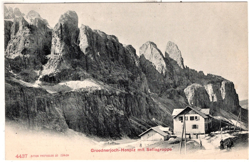 Sudtirol Alto Adige Groednerjoch Hospitz mit Sella