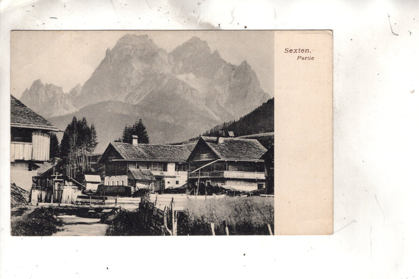 Sudtirol Alto Adige Sexten particolare nel 1900